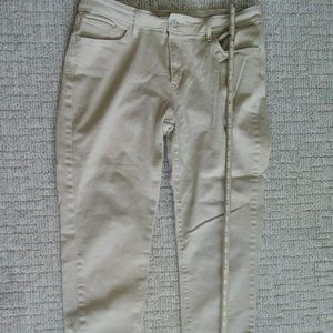 Levi's Mid Rise Skinny 32 Ladies Khaki/Tan Jeans